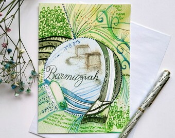 Barmitzvah-Jewish Greeting Card