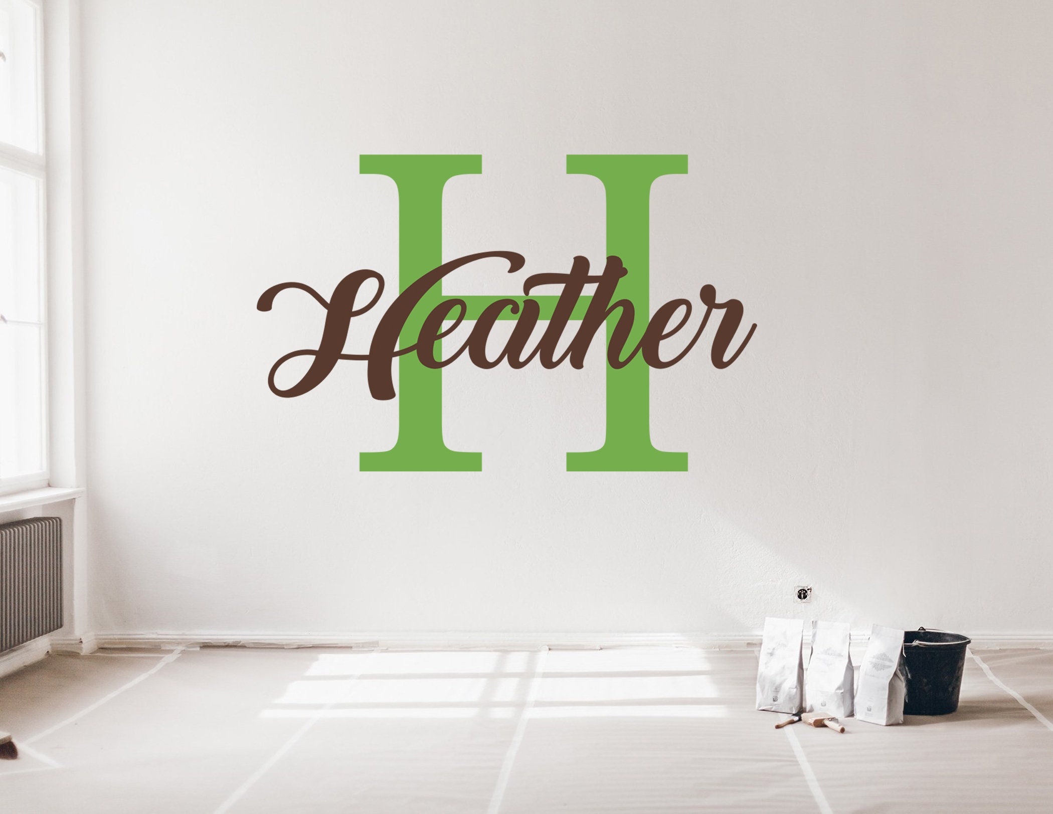 Custom Name Wall Decal Room Decor Nursery Name Decal Etsy Australia