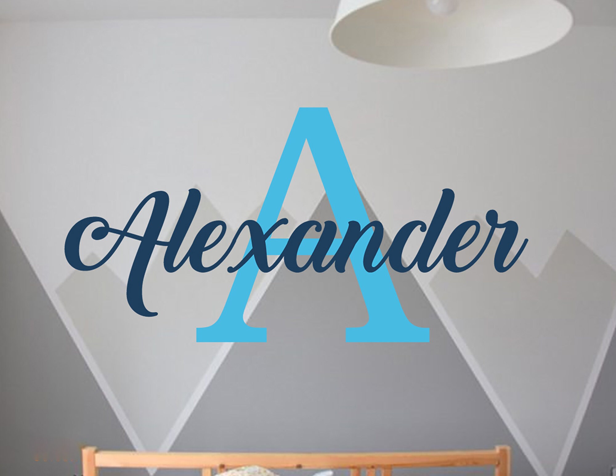 Custom Name Wall Decal Room Decor Nursery Name Decal Etsy Australia