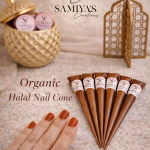 Queen Nail Henna | Red Spunk | Water Permeable Nail Stain | Henna