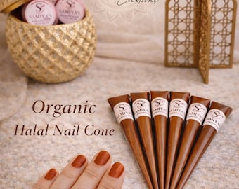 Queen Nail Henna | Natural {light Orange} | Water Permeable Nail