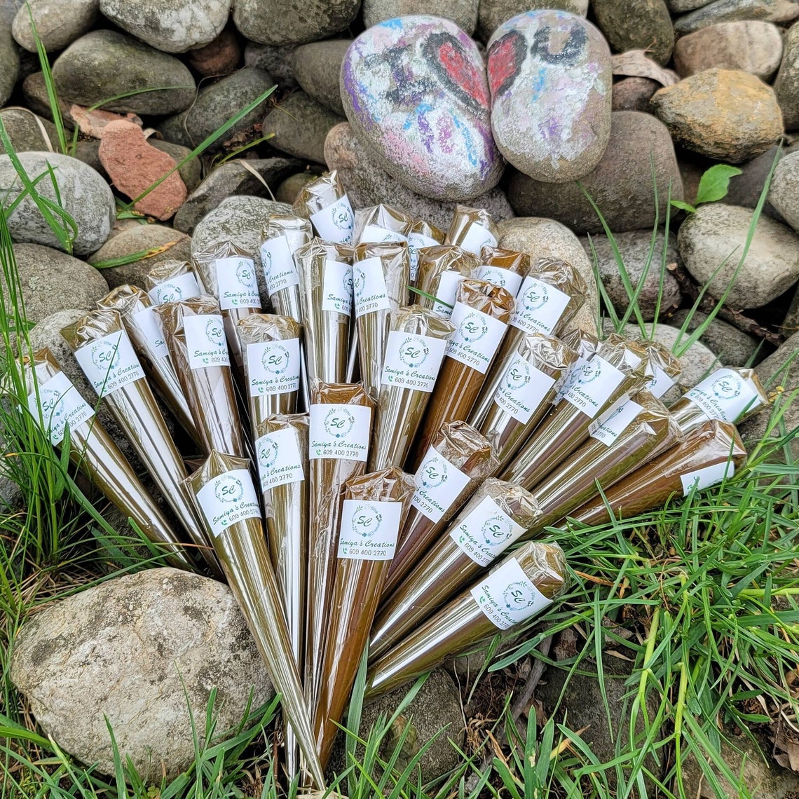 Organic Henna Cone 5 cone 2830g Etsy