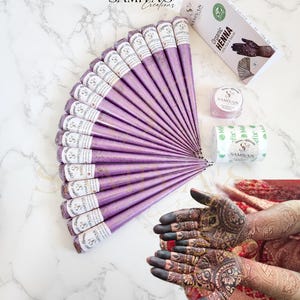 Fresh Organic Henna Cones [(5 Cone) 20g each cone] with 0.45mm pin