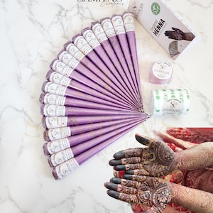 Natural Fresh Organic Henna Cone (20g) with 0.45mm pin *Recommended Priority Shipping*