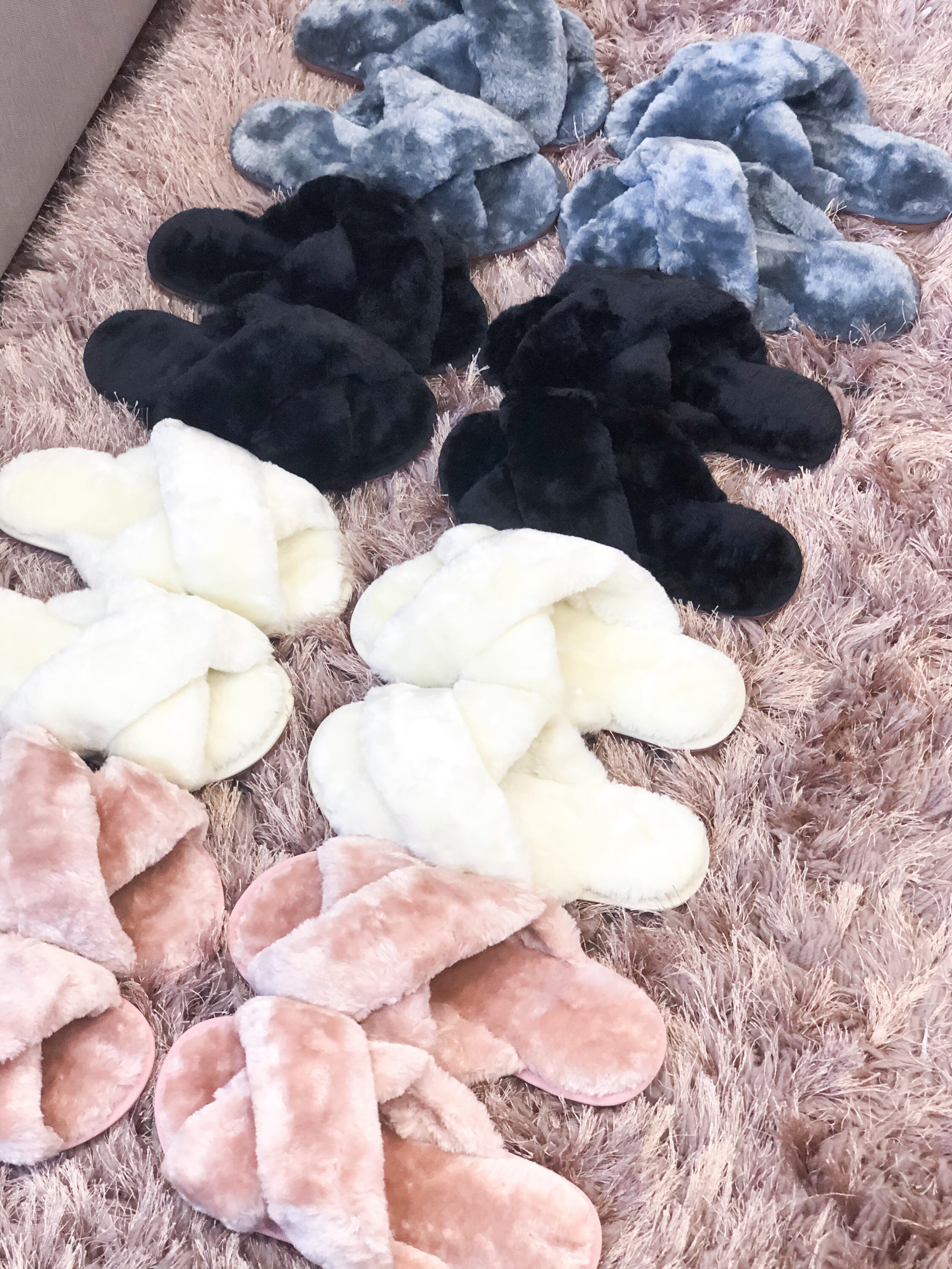 fluffy slippers