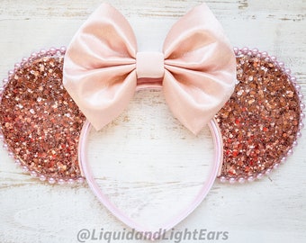 Rose Gold Light Up Mouse Ears