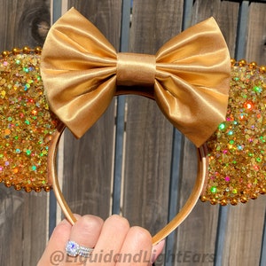 Gold Resin Mouse Ears