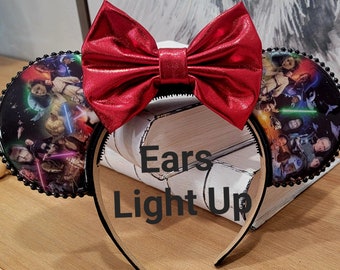 Galaxy Light Up Star Wars Inspired Mouse Ears