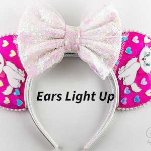 Marie Inspired Light Up Mouse Ears