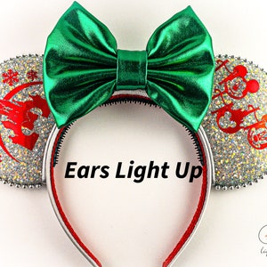 Light Up Christmas Mouse Ears