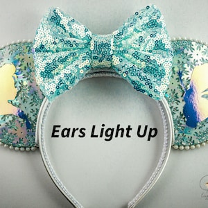 Elsa Inspired Light Up Mouse Ears