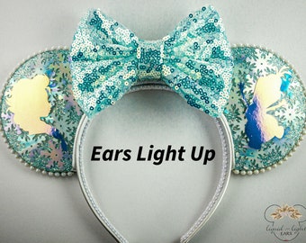Elsa Inspired Light Up Mouse Ears