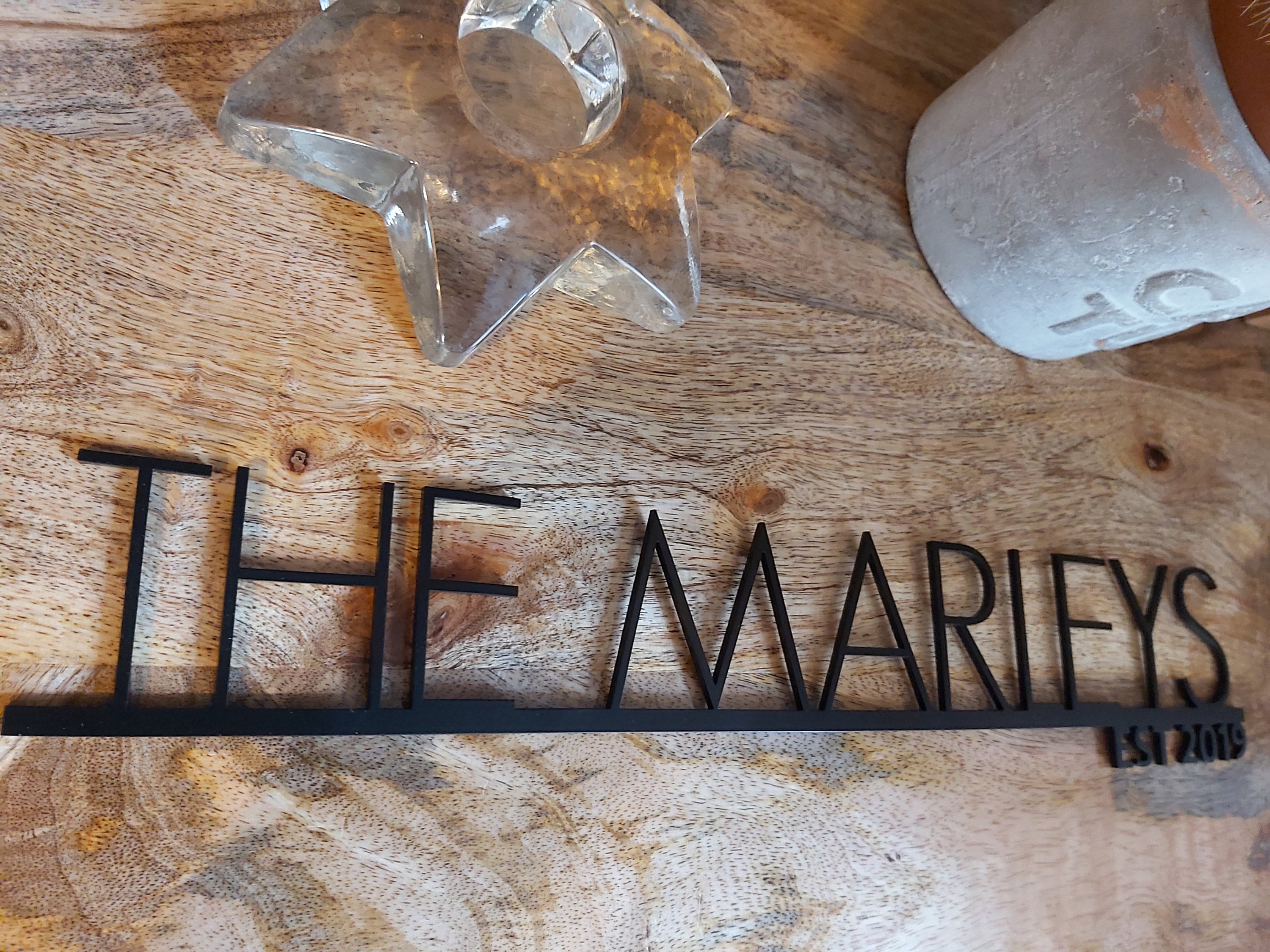 Family Name Sign/Metal Wall Art/Home Decor/Wall Art/Wall Etsy