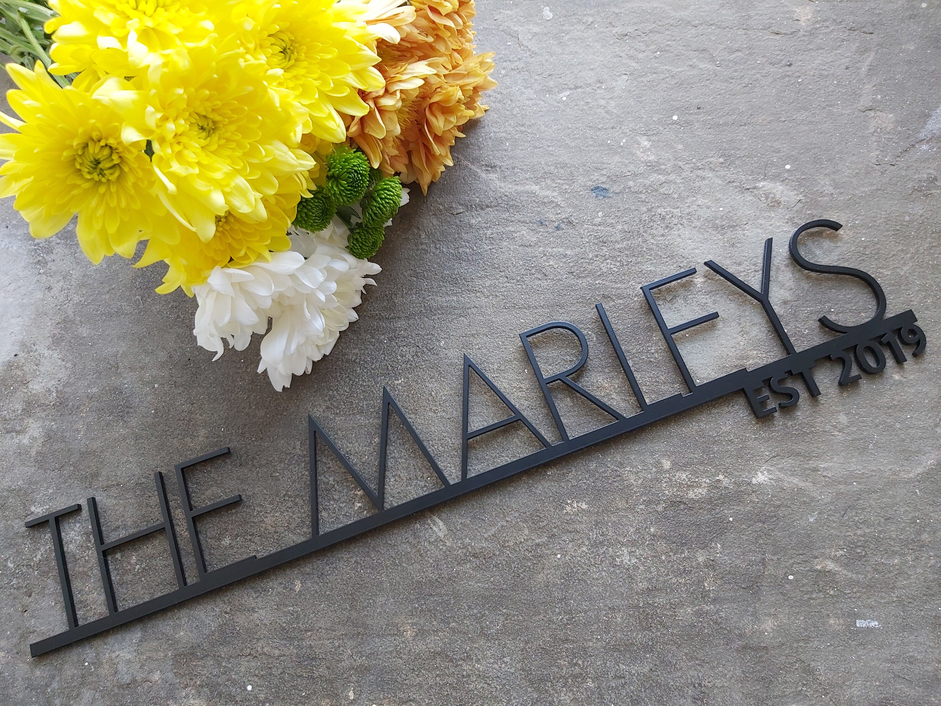 Family Name Sign/Metal Wall Art/Home Decor/Wall Art/Wall Etsy