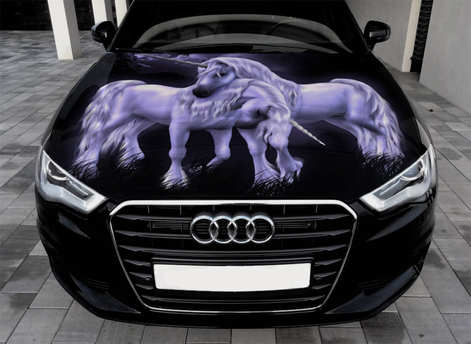 Unicorn Car Hood Wrap Vinyl Decal Full Color Graphics Bonnet | Etsy