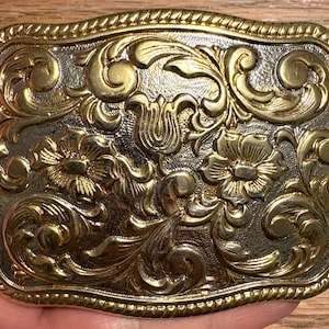 24k Gold Belt Buckle - Etsy display picture 2