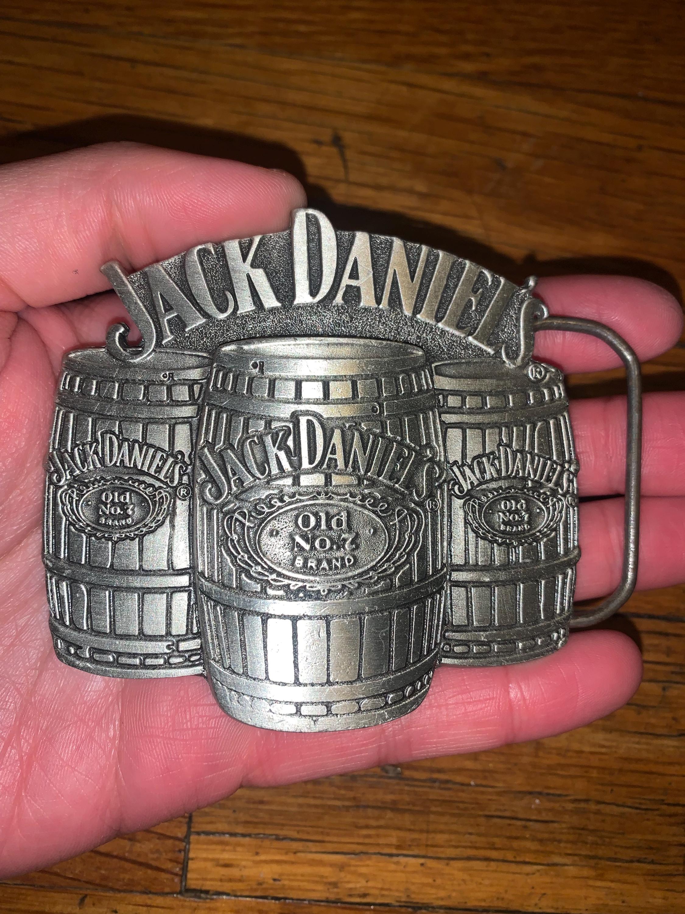 Boucle De Ceinture Vintage Jack Daniels - En Métal Multicolore, Pour Homme