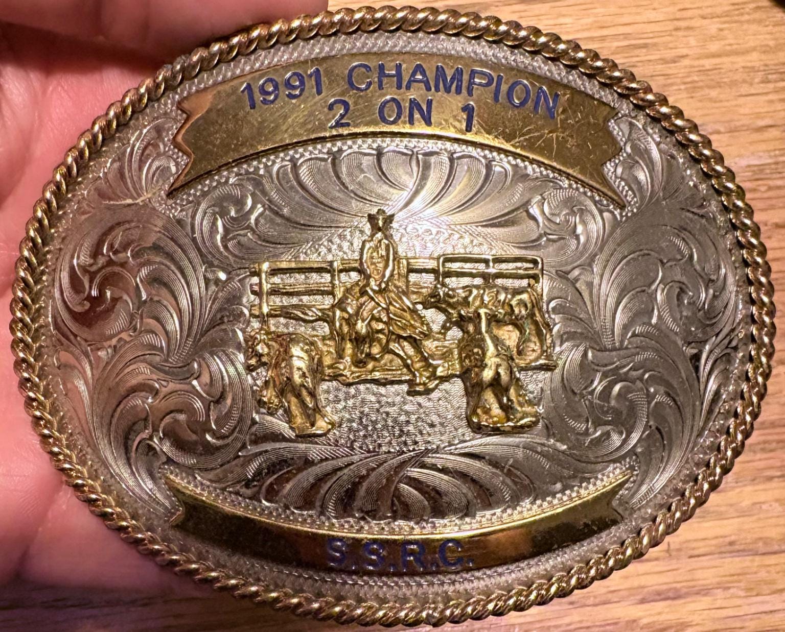 Vintage Rodeo Trophy - Etsy