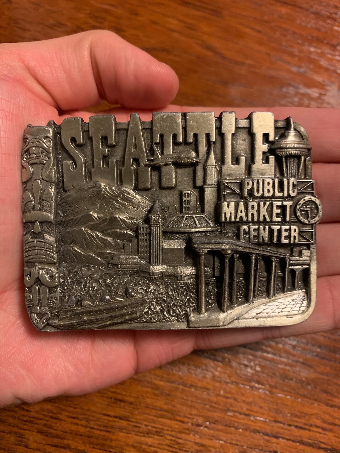 Vintage Seattle public Market Center 1981 Siskiyou Buckle Co Etsy
