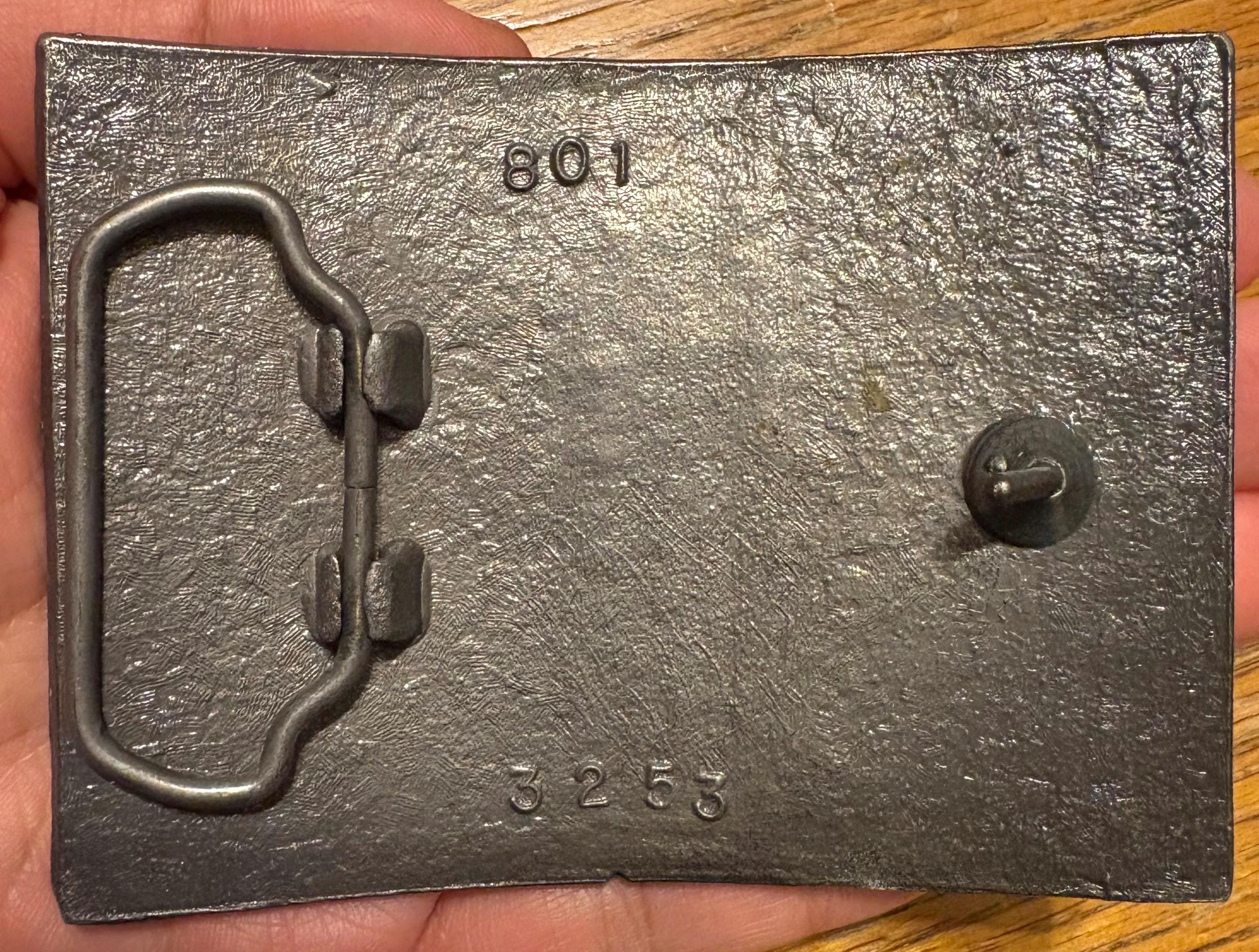Vintage Coors 1913 Adolph Coors & Co Brewery Belt Buckle 