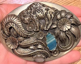 Western Leopard and Turquoise Belt. Fits Small/medium - 43  display picture 2