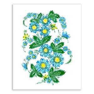 Ukrainian digital art Petrykivka art Instant Download Ukrainian artist