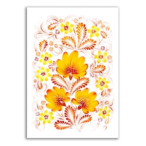 Ukrainian digital art Petrykivka art Instant Download Ukrainian artist
