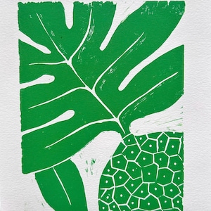 Breadfruit 'Ulu Linocut Print