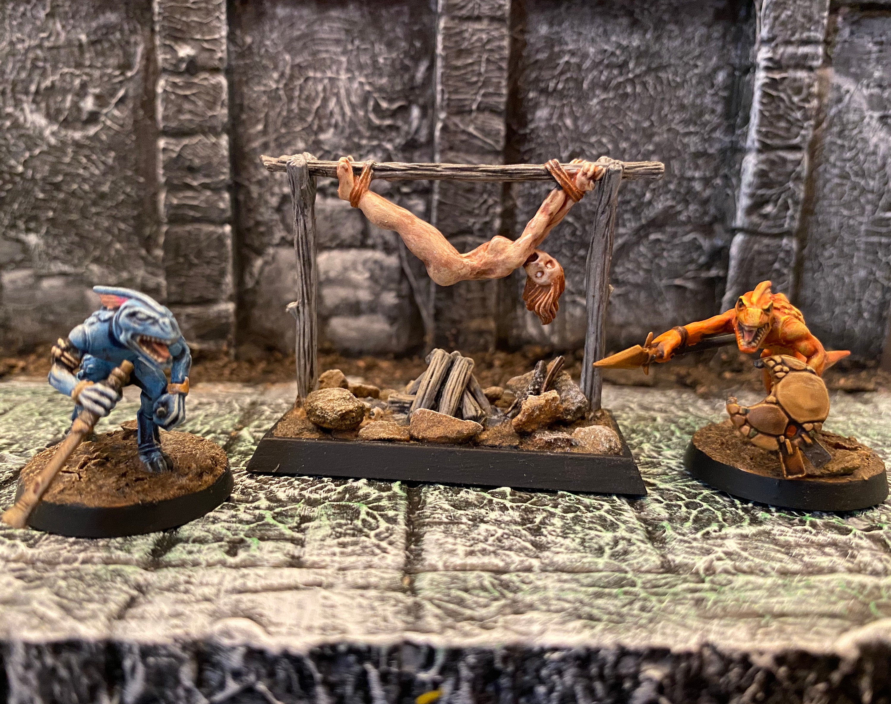 Custom painted tabletop miniatures for RPG boardgames and Etsy