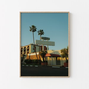 Sunset Print | Downloadable Print | California Wall Art | Boho Coastal Photo | Palm Tree Print | Beach Photography Print | Printable Art