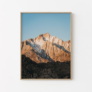 Eastern Sierras Sunrise Print | Mount Whitney Portal Road | Sierra Nevada | Alabama Hills | Landscape Photography | Downloadable Print