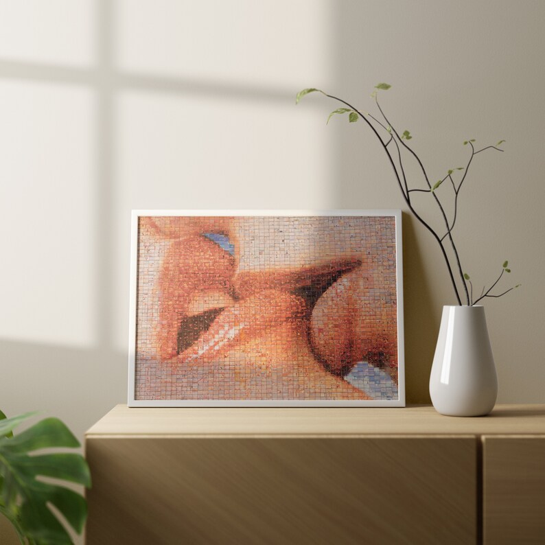 Barcelona Spain Print | Spain Poster | Downloadable Print | Barcelona Poster | Spain Wall Art | Barcelona Wall Art | Kiss Wall Art image 3