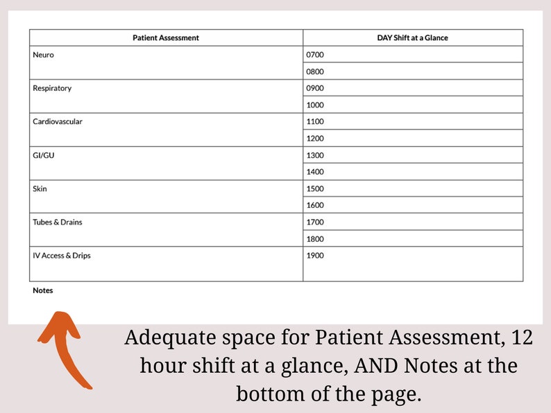 Printable 24 Hour Report Sheet Nursing Home