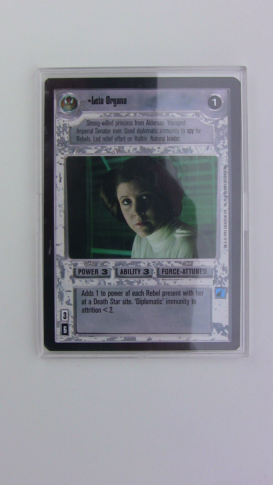 1995 Leia Organa Star Wars Premiere Limited Edition Customizable