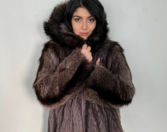【m】Bibiy. AMERIA FUR COAT Bibiy White Fur Long Coat