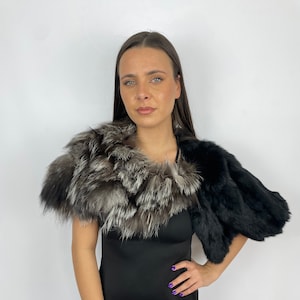 Cape of Fox & Rabbit Fur