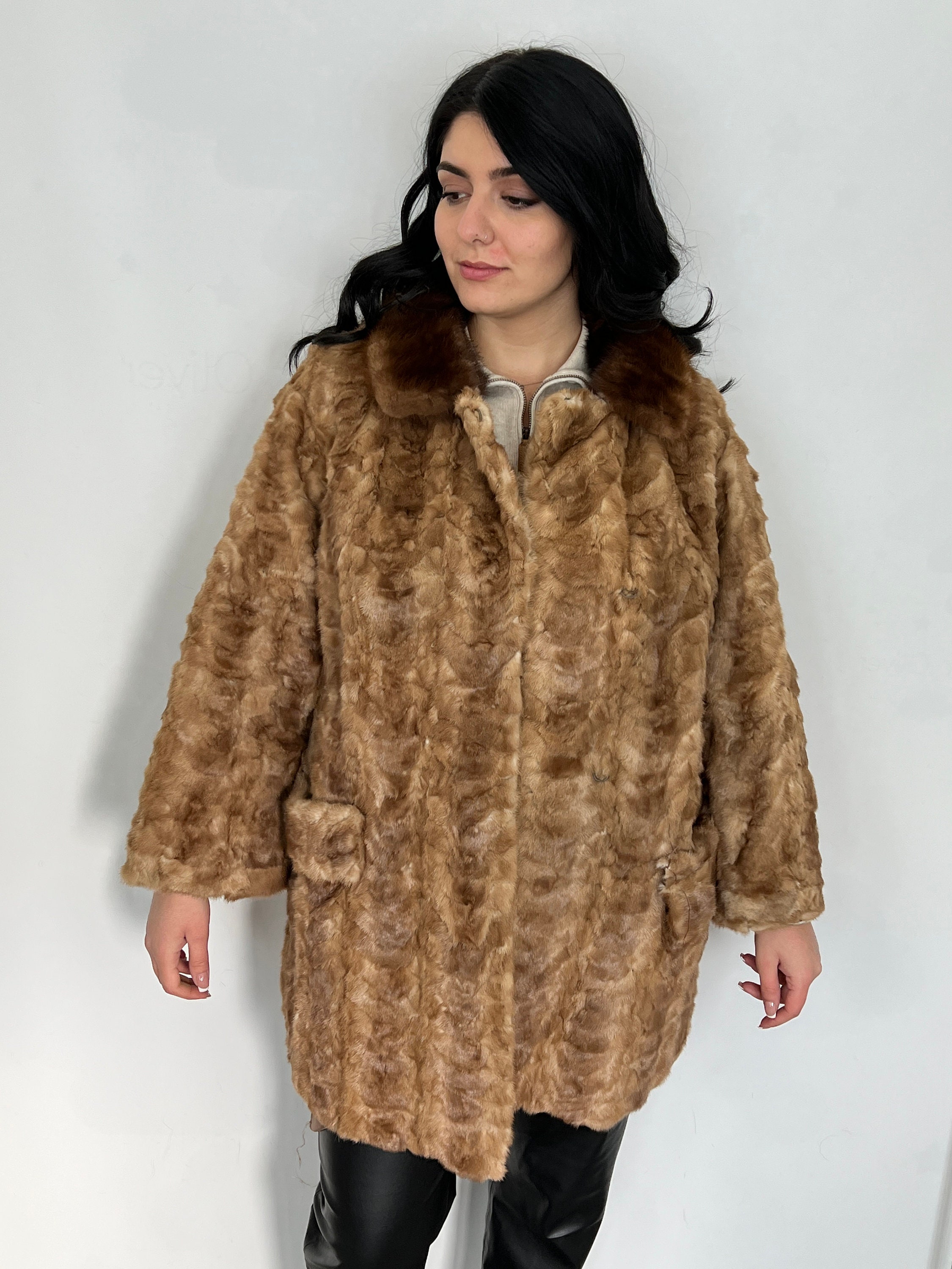 Vintage Real Fur Mink Jacket | Size M-L [formal Winter Fur 