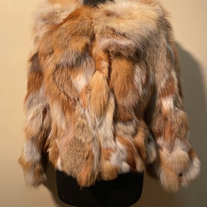 Jacket of red fox natural