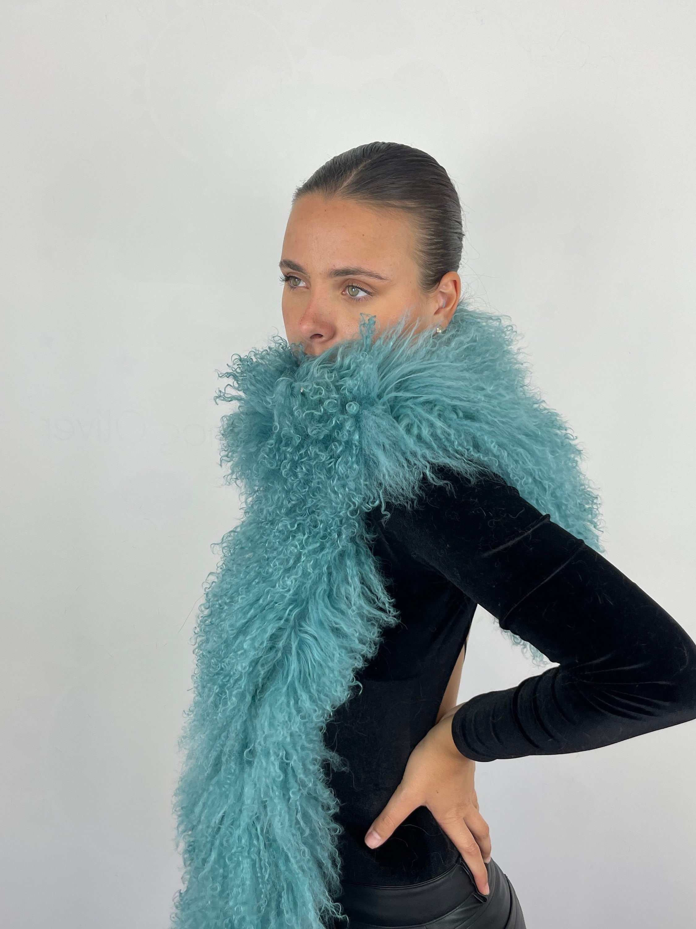 Mongolian scarf clearance
