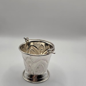 Pure silver gift ,Pure silver shanku charkra namalu Prasadam bucket, Return gift, Pooja gift,92.5 pure silver,satyanarayana puja gift