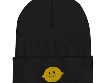 Gorro de limón feliz