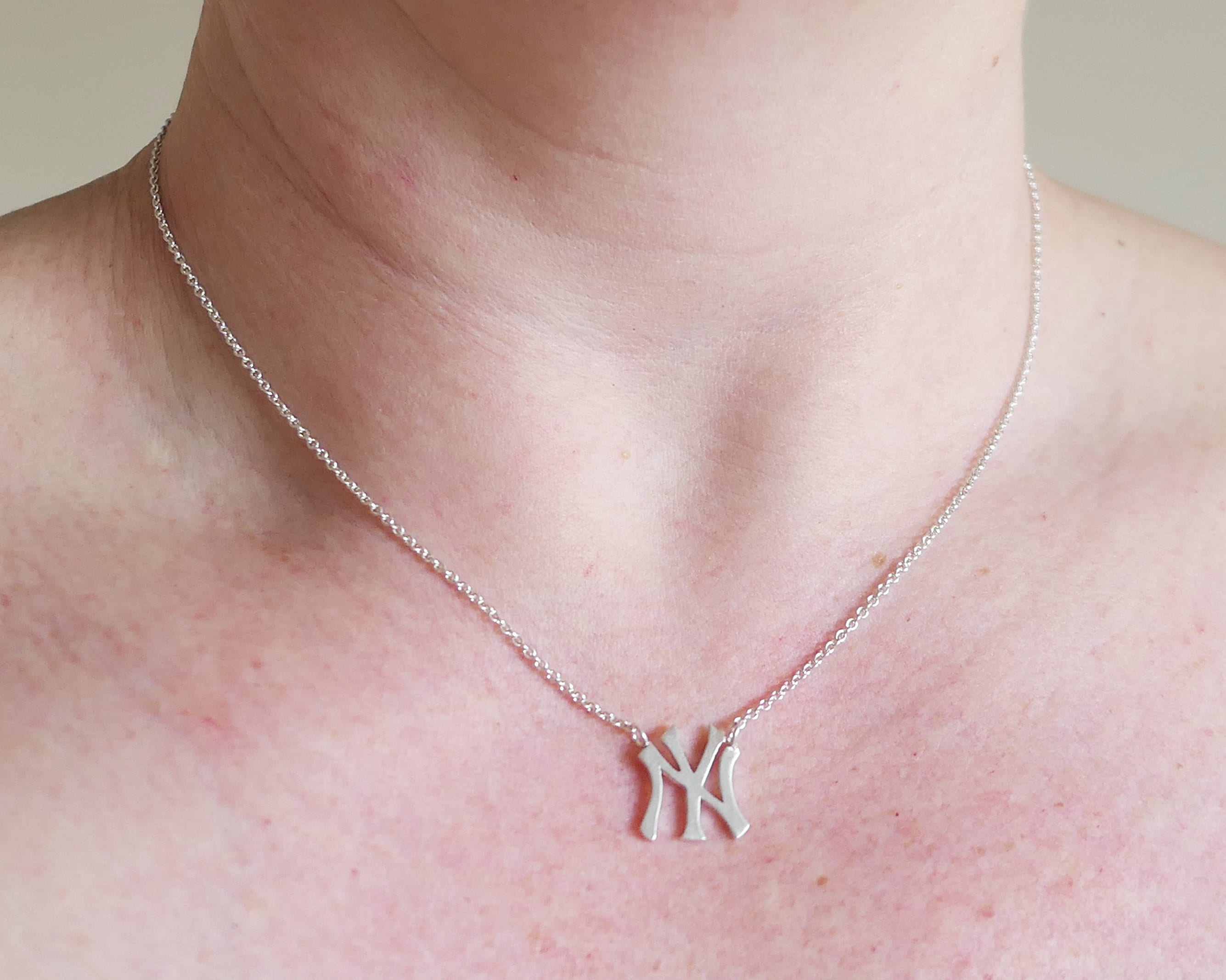 スターリングシルバー ニューヨーク ヤンキース ベースボール