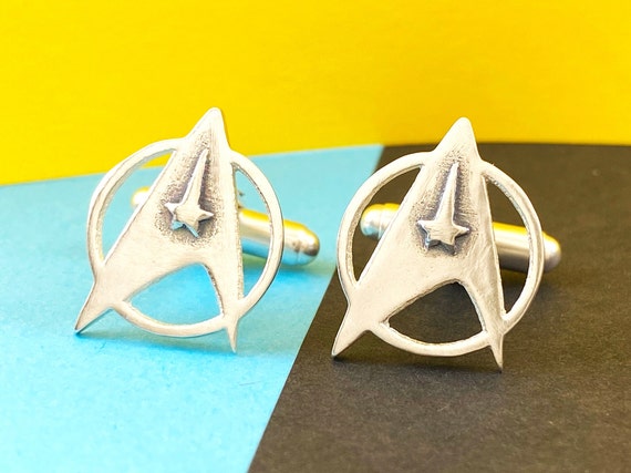 Star Trek Starfleet Command Gemelli Da Uomo Gemelli Regalo - Foto 2