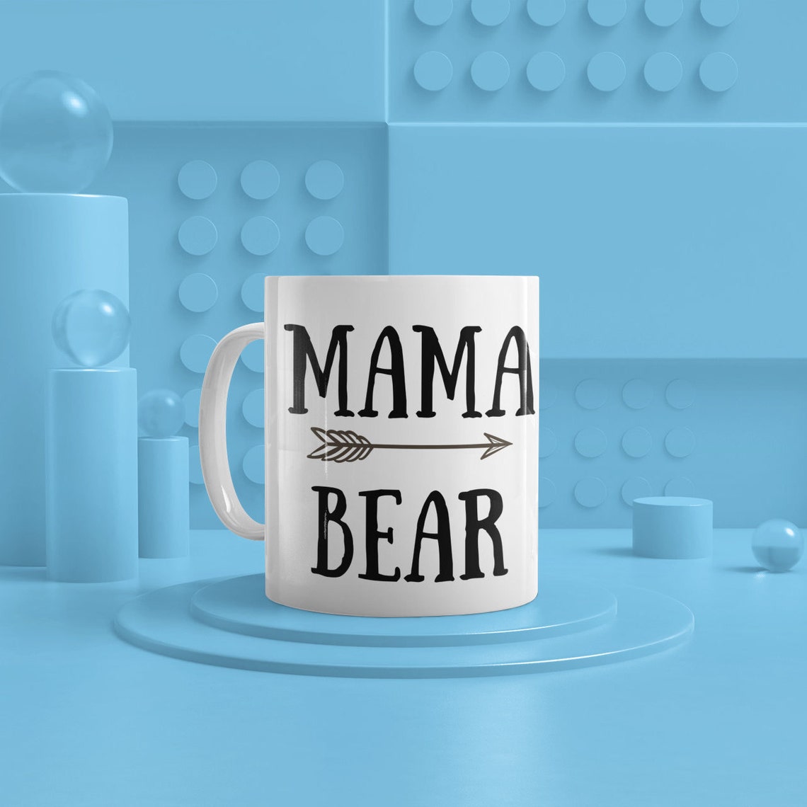 Mama Bear Mug Gifts for Mom Best Friend Pregnant Momma Etsy