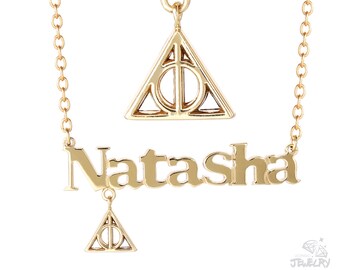 Deathly Hallows 14k - Etsy