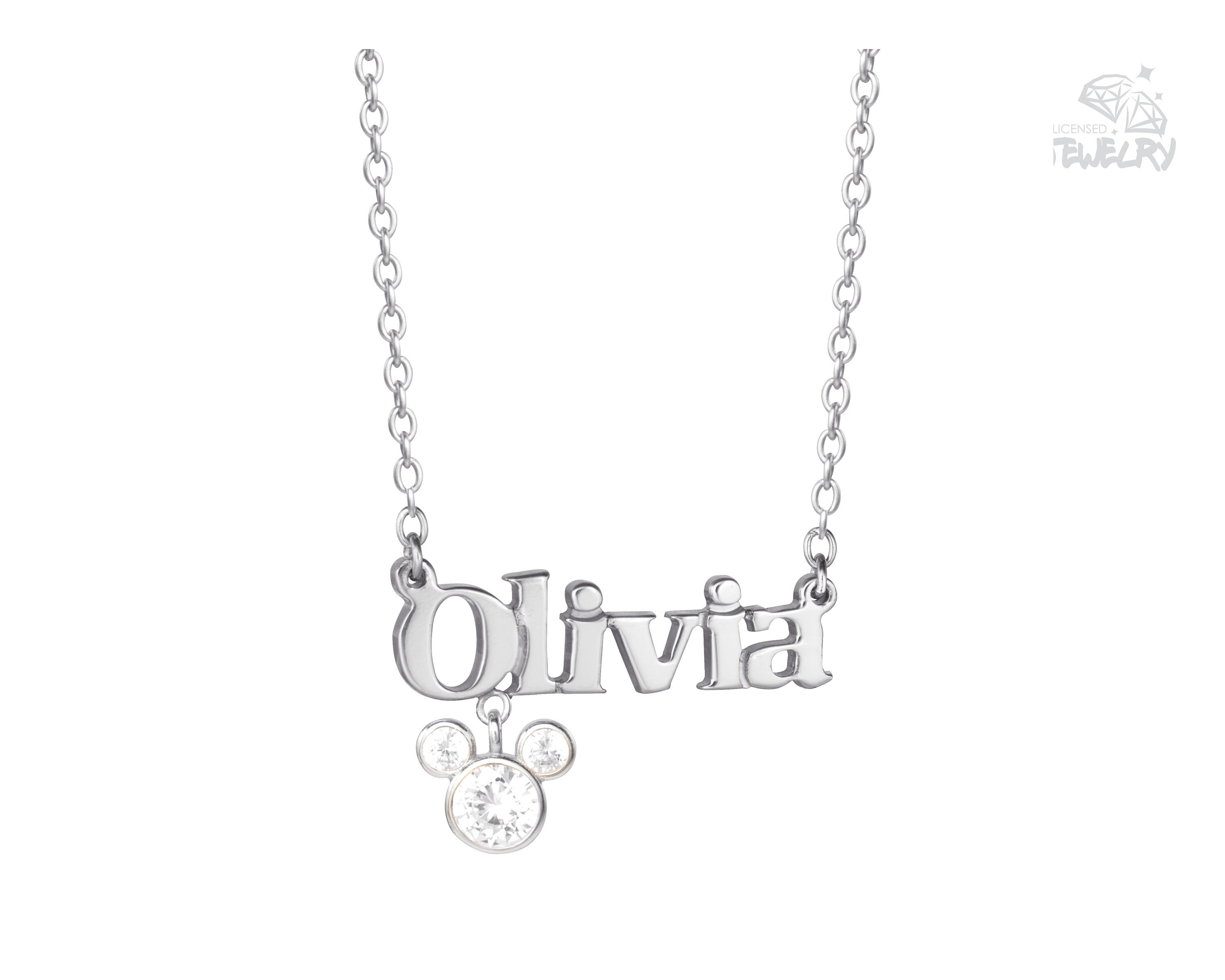 Mickey Mouse Necklace, Disney Necklace, Sterling Silver Necklace Mickey  Mouse, Mickey Necklace, Disney Necklace for Women, Disney Gifts, 