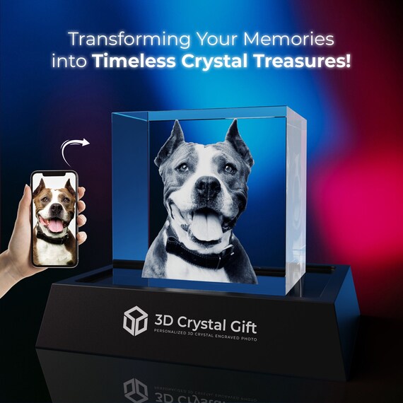 C&B 3D Crystal Photo Personalized Gifts With Your Own Picture
