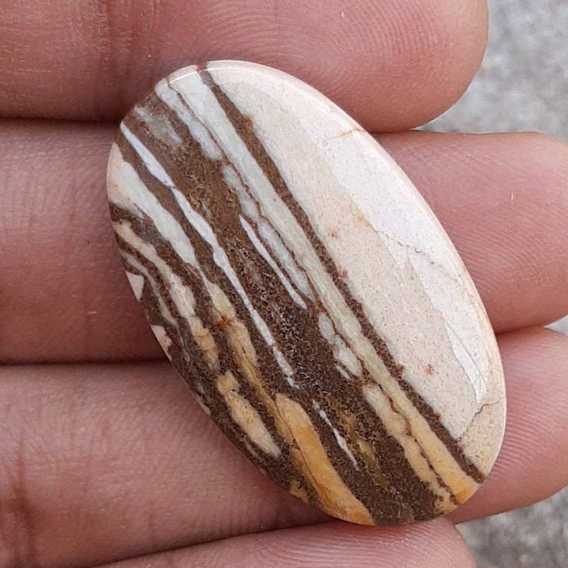 Brilliant Natural Zebra Jasper Cabochon Gemstone Zebra Jasper Etsy