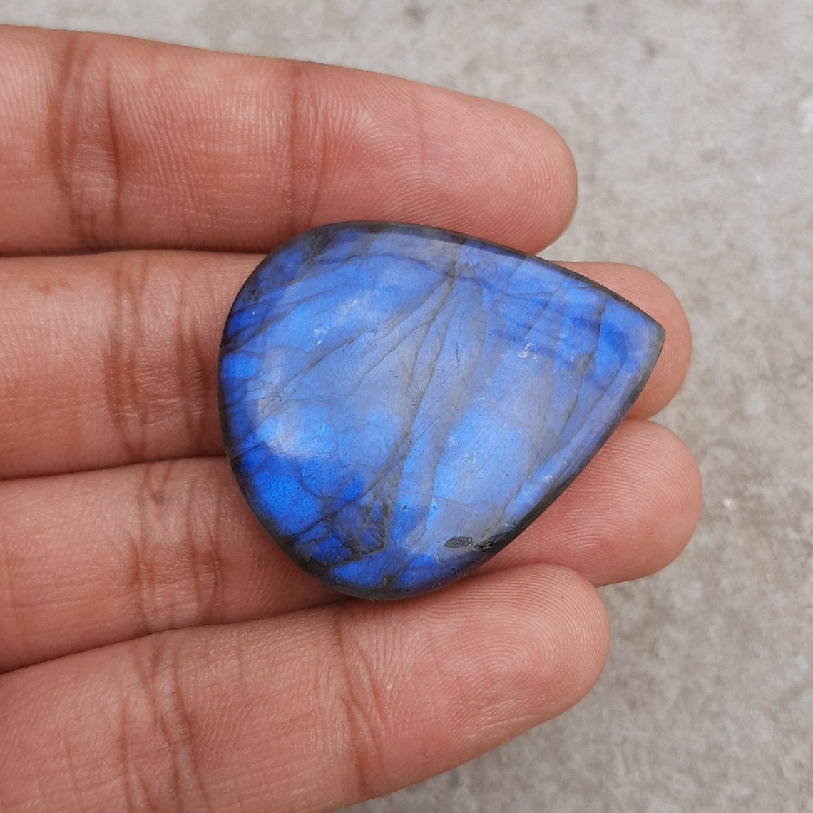Amazing Natural Labradorite Cabochons Blue Flash Labradorite Etsy