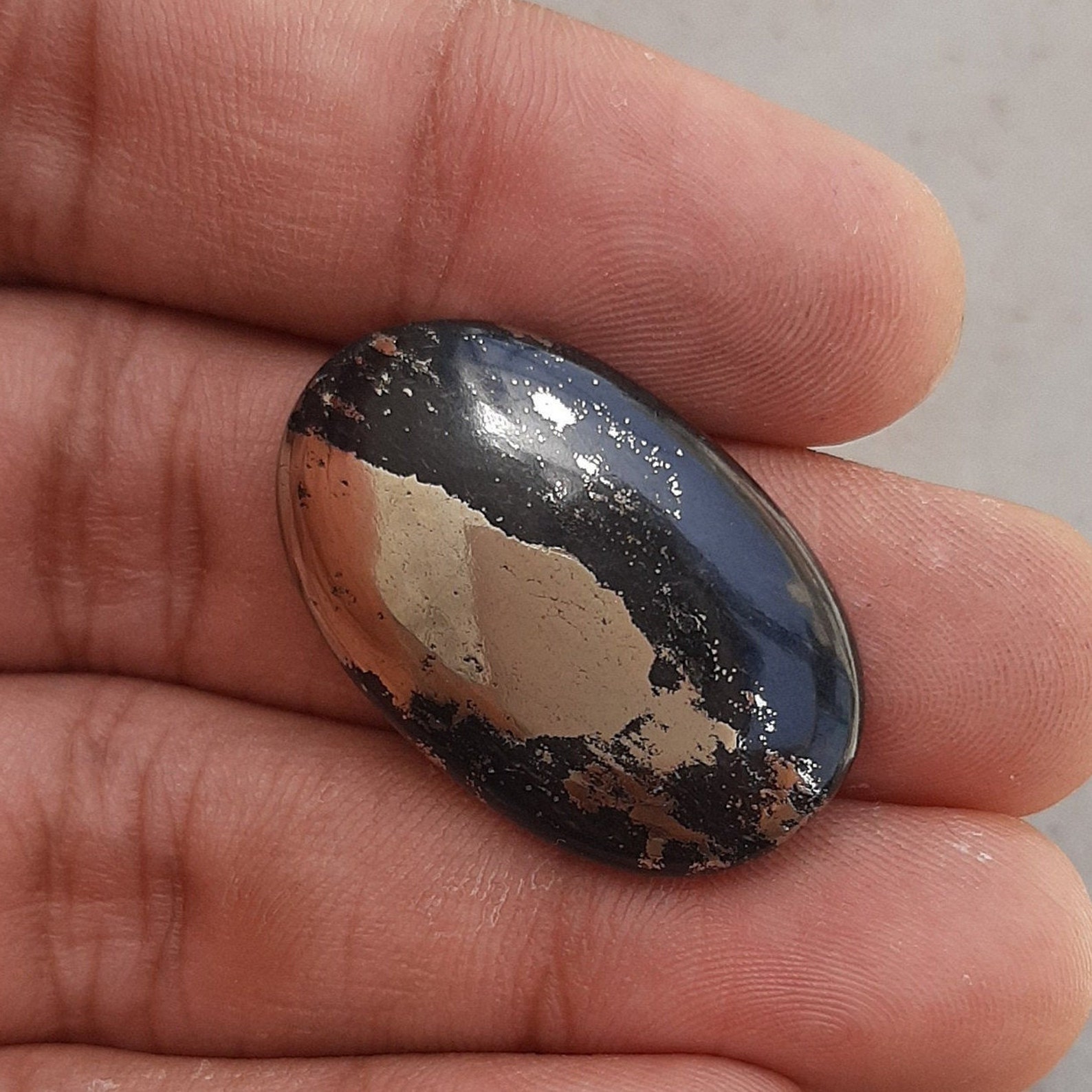 Ultimate 100 Natural Apache Gold Oval Shape Cabochon Loose Etsy